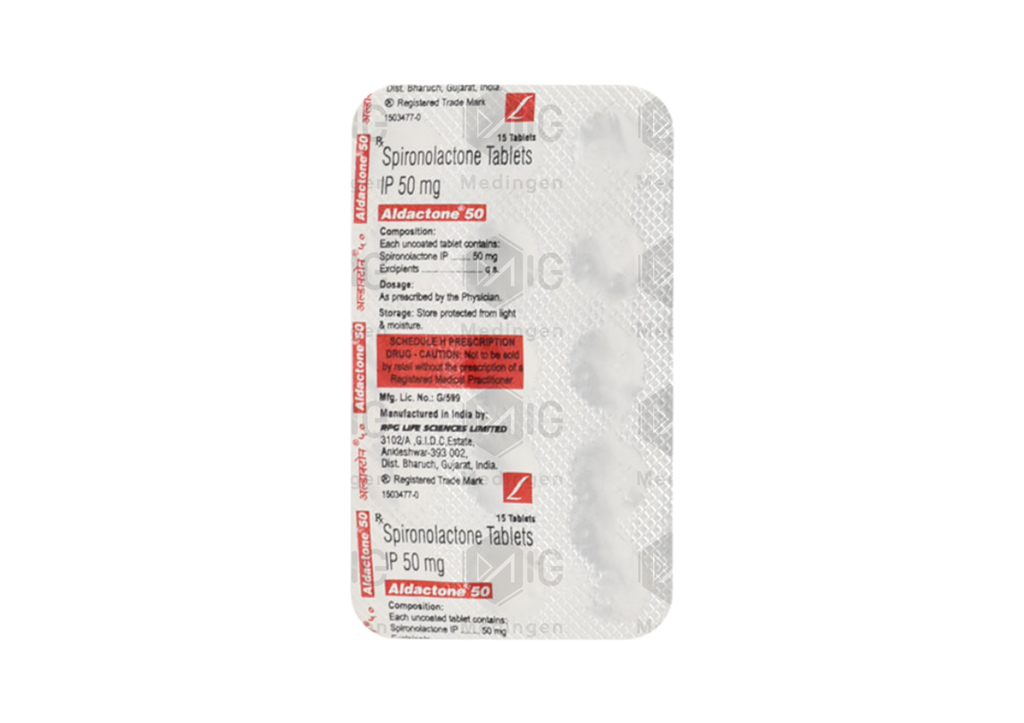 ALDACTONE 50MG